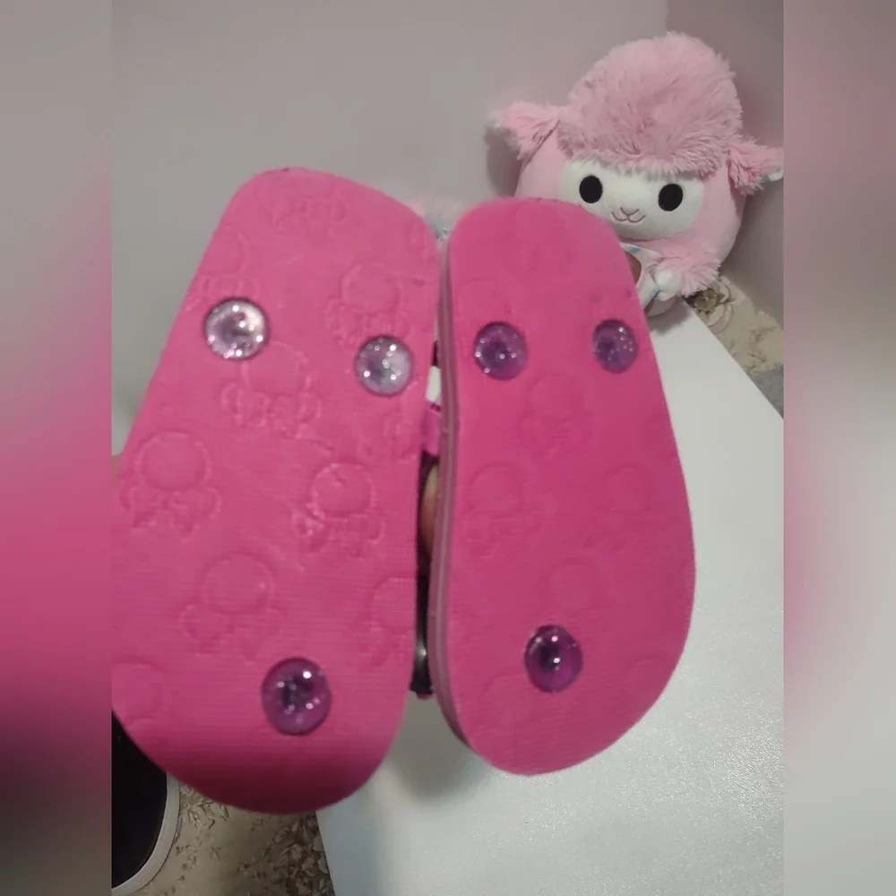 Disney Pink Minnie Mouse Kids Flip Flops